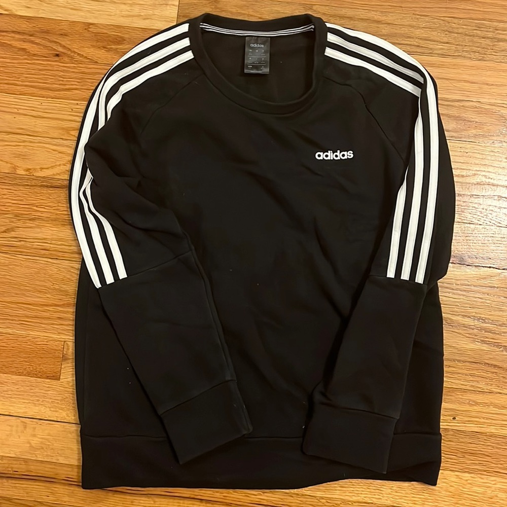 Black Adidas crewneck sweatshirt